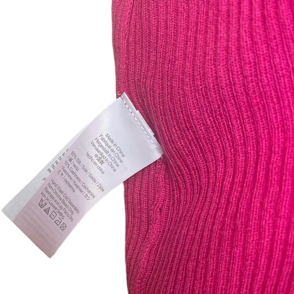 J.Crew Silk Cashmere Pink Girlhood Soft Sweater Cardigan sz Large NWT - Picture 3 of 6